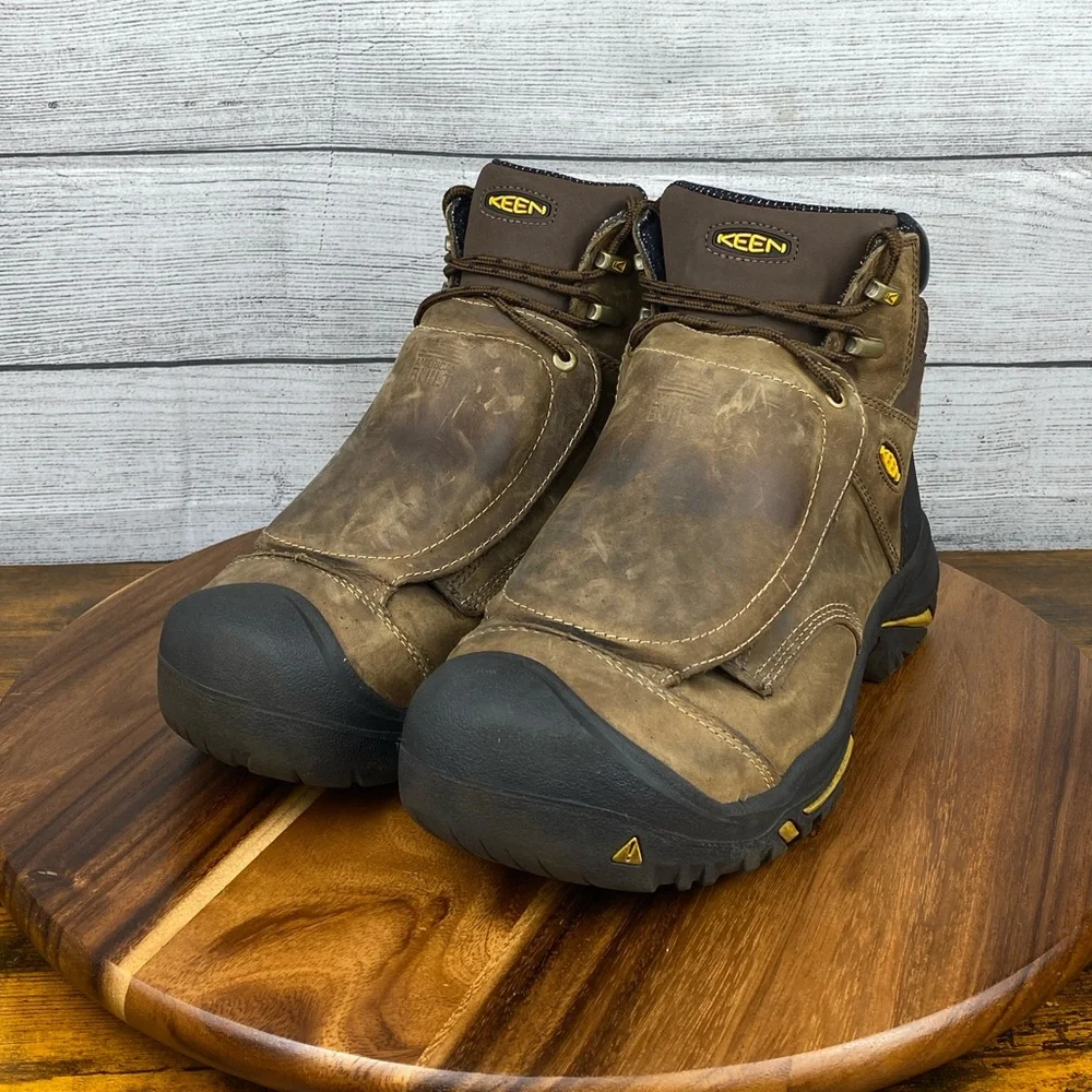Keen Utility Mt. Vernon 6” MET Waterproof Work Boots Steel Toe Men’s Size 11 EE